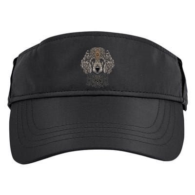 Dog Trainer Dala Art Poodle Meaningful Gift Adult Drive Performance Visor