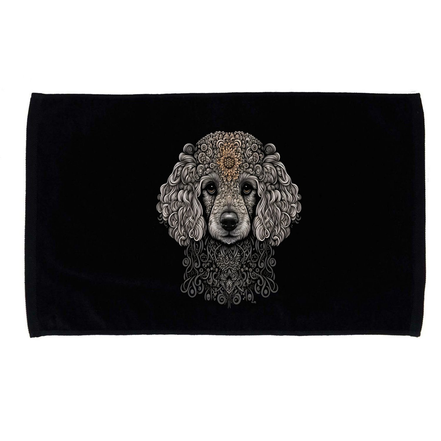 Dog Trainer Dala Art Poodle Meaningful Gift Microfiber Hand Towel