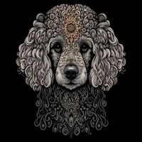 Dog Trainer Dala Art Poodle Meaningful Gift Wool Snapback Cap