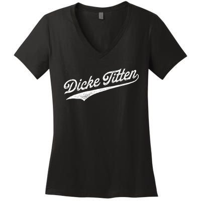 Dicke Titten Women's V-Neck T-Shirt