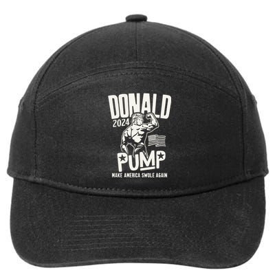 Donald Trump Election 2024 Donald Pump Make America Swale Again 7-Panel Snapback Hat