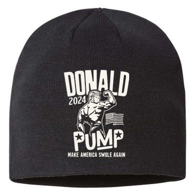 Donald Trump Election 2024 Donald Pump Make America Swale Again Sustainable Beanie