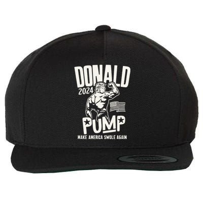 Donald Trump Election 2024 Donald Pump Make America Swale Again Wool Snapback Cap