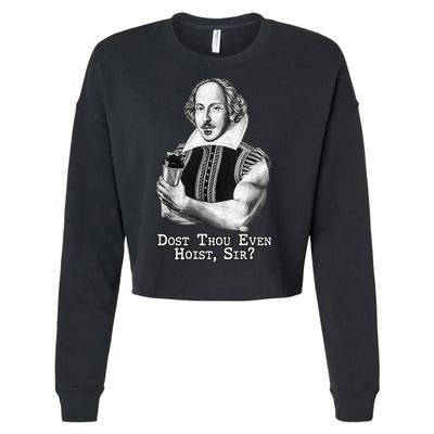 Dost Thou Even Hoist Sir Cropped Pullover Crew