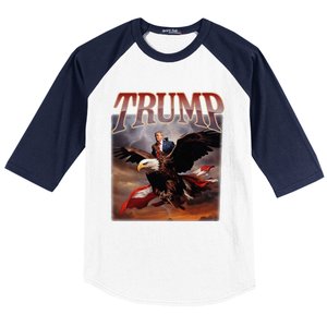 Donald Trump Eagle Usa President 2024 Baseball Sleeve Shirt