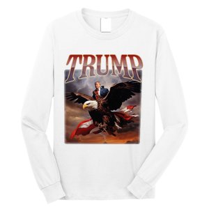 Donald Trump Eagle Usa President 2024 Long Sleeve Shirt