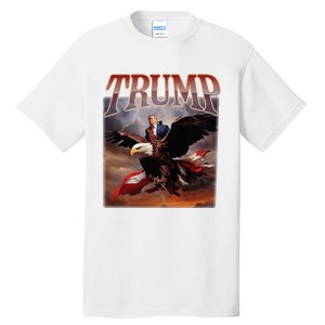 Donald Trump Eagle Usa President 2024 Tall T-Shirt