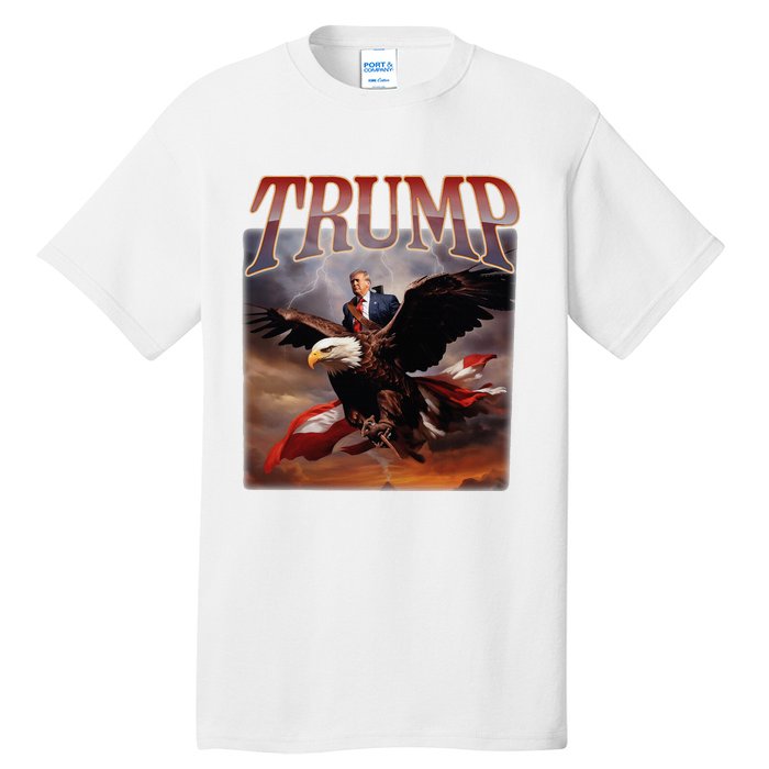 Donald Trump Eagle Usa President 2024 Tall T-Shirt