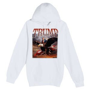 Donald Trump Eagle Usa President 2024 Premium Pullover Hoodie