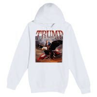 Donald Trump Eagle Usa President 2024 Premium Pullover Hoodie