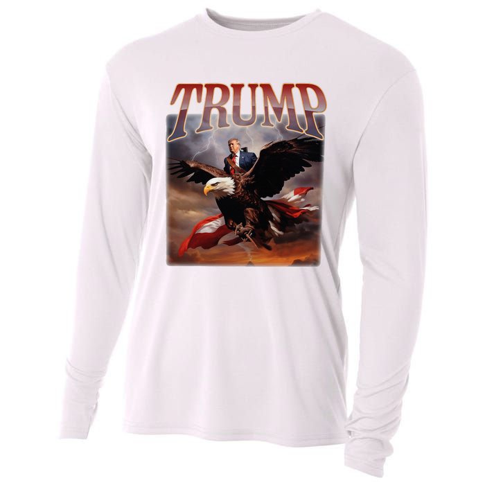 Donald Trump Eagle Usa President 2024 Cooling Performance Long Sleeve Crew