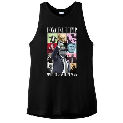 Donald Trump Era Ladies PosiCharge Tri-Blend Wicking Tank