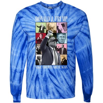 Donald Trump Era Tie-Dye Long Sleeve Shirt