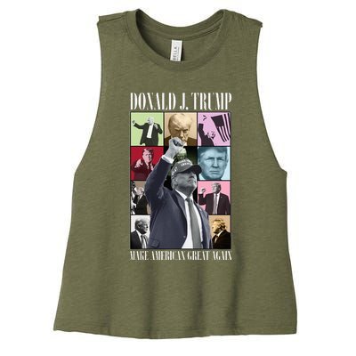 Donald Trump Era Women's Racerback Cropped Tank