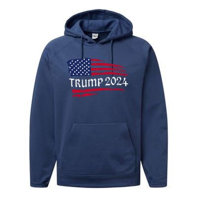 Donald Trump Election 2024 Performance Fleece Hoodie