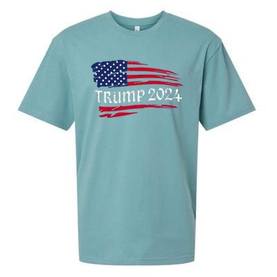 Donald Trump Election 2024 Sueded Cloud Jersey T-Shirt