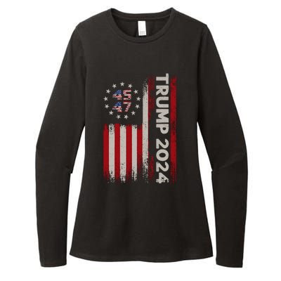 Donald Trump Election 2024 Womens CVC Long Sleeve Shirt