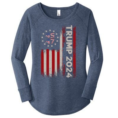 Donald Trump Election 2024 Women's Perfect Tri Tunic Long Sleeve Shirt