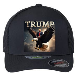 Donald Trump Eagle Usa President America Flexfit Unipanel Trucker Cap