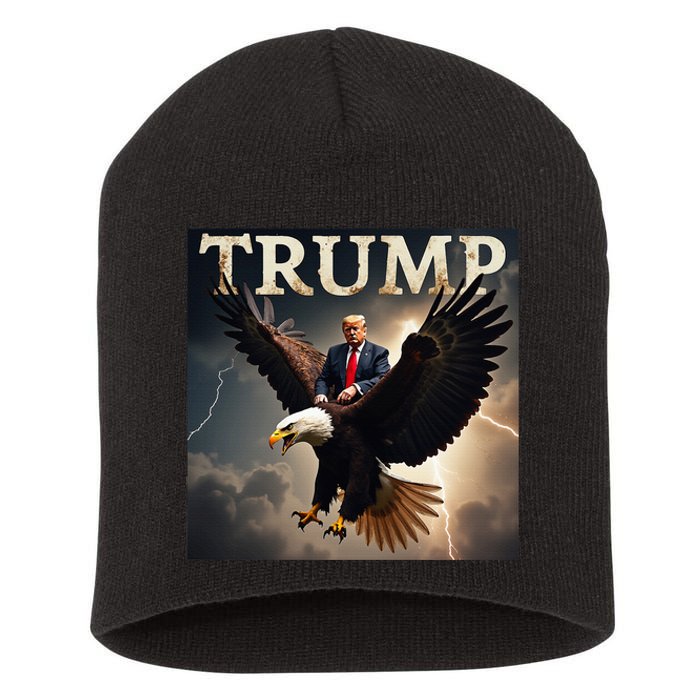 Donald Trump Eagle Usa President America Short Acrylic Beanie