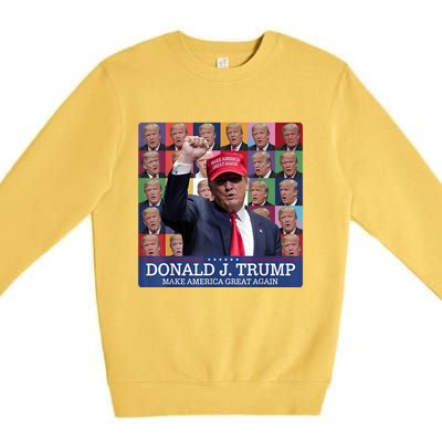 Donald Trump Era 2024 Trump Election Premium Crewneck Sweatshirt