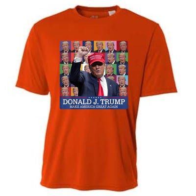 Donald Trump Era 2024 Trump Election Cooling Performance Crew T-Shirt