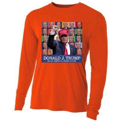 Donald Trump Era 2024 Trump Election Cooling Performance Long Sleeve Crew