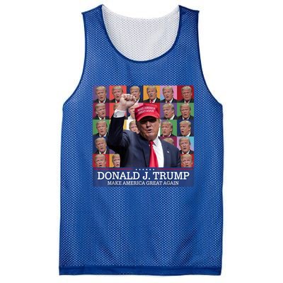 Donald Trump Era 2024 Trump Election Mesh Reversible Basketball Jersey Tank