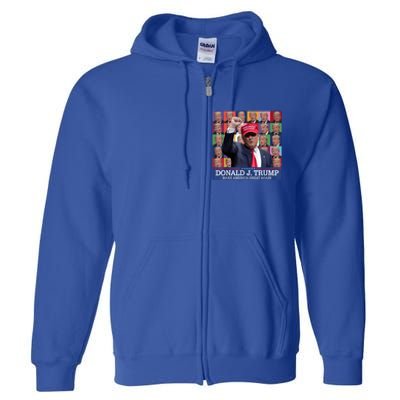 Donald Trump Era 2024 Trump Election Full Zip Hoodie