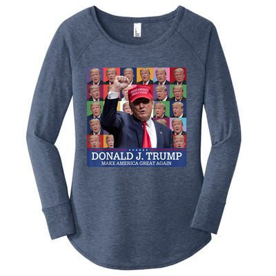 Donald Trump Era 2024 Trump Election Women's Perfect Tri Tunic Long Sleeve Shirt