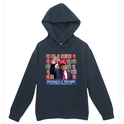 Donald Trump Era 2024 Trump Election Urban Pullover Hoodie