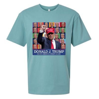 Donald Trump Era 2024 Trump Election Sueded Cloud Jersey T-Shirt