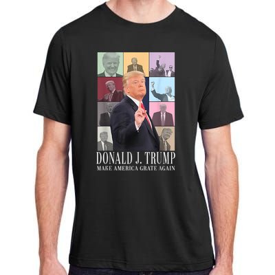 Donald Trump Era Funny Music Vote Trump For President 2024 Adult ChromaSoft Performance T-Shirt