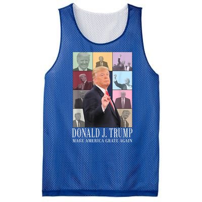 Donald Trump Era Funny Music Vote Trump For President 2024 Mesh Reversible Basketball Jersey Tank