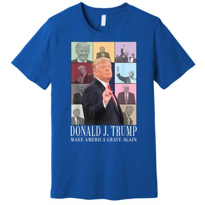 Donald Trump Era Funny Music Vote Trump For President 2024 Premium T-Shirt