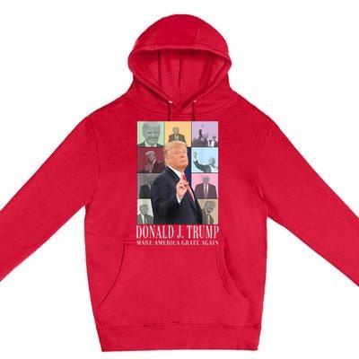 Donald Trump Era Funny Music Vote Trump For President 2024 Premium Pullover Hoodie