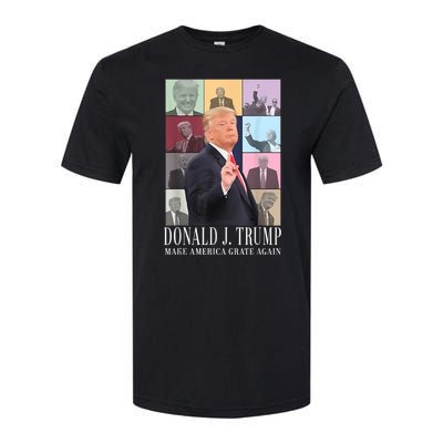 Donald Trump Era Funny Music Vote Trump For President 2024 Softstyle CVC T-Shirt