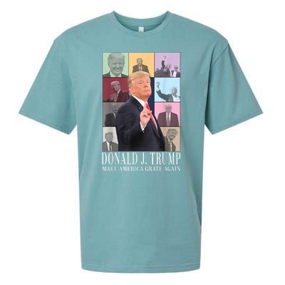 Donald Trump Era Funny Music Vote Trump For President 2024 Sueded Cloud Jersey T-Shirt