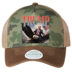 Donald Trump Eagle Usa Maga Legacy Tie Dye Trucker Hat