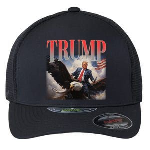 Donald Trump Eagle Usa Maga Flexfit Unipanel Trucker Cap