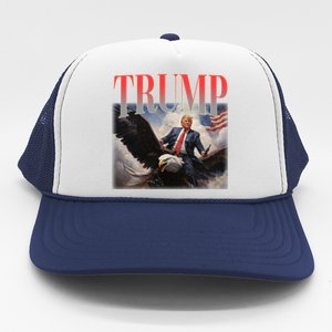 Donald Trump Eagle Usa Maga Trucker Hat