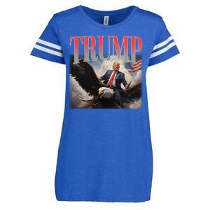 Donald Trump Eagle Usa Maga Enza Ladies Jersey Football T-Shirt