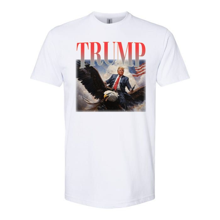 Donald Trump Eagle Usa Maga Softstyle CVC T-Shirt