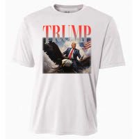 Donald Trump Eagle Usa Maga Cooling Performance Crew T-Shirt