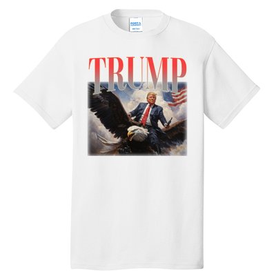 Donald Trump Eagle Usa Maga Tall T-Shirt