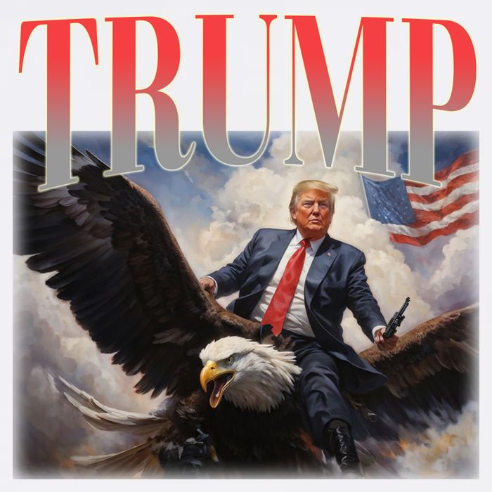 Donald Trump Eagle Usa Maga Bucket Hat