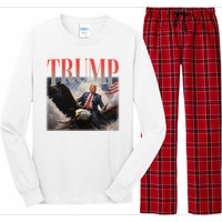 Donald Trump Eagle Usa Maga Long Sleeve Pajama Set