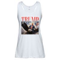 Donald Trump Eagle Usa Maga Ladies Essential Flowy Tank