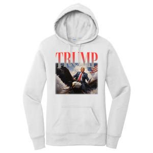 Donald Trump Eagle Usa Maga Women's Pullover Hoodie