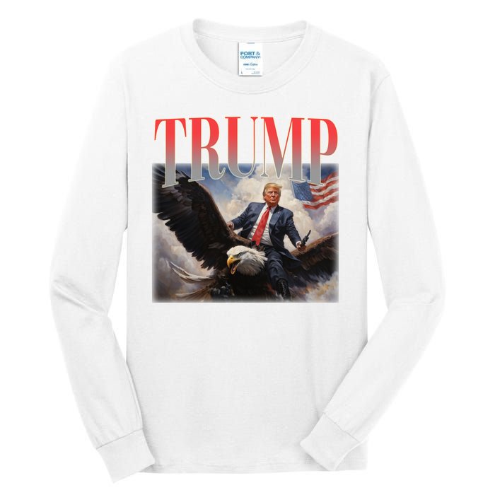 Donald Trump Eagle Usa Maga Tall Long Sleeve T-Shirt